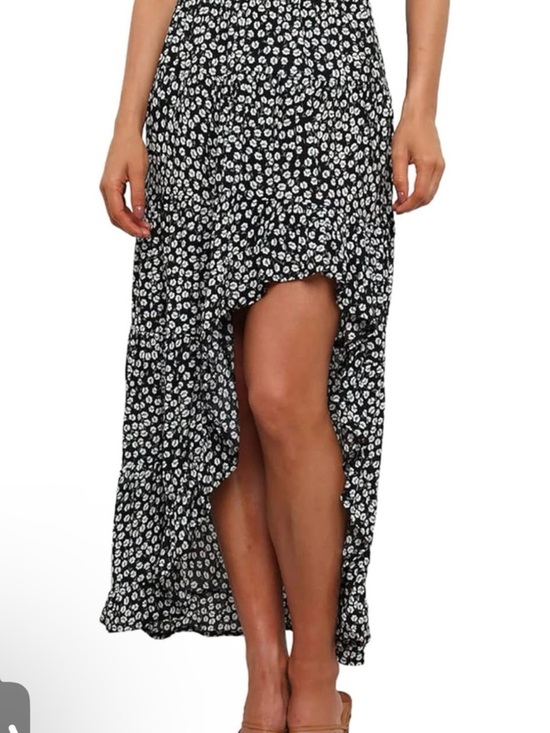 BTFBM Dresses & Skirts - BTFBM Ditzy Floral, High Low Maxi Skirt, Flowy, Flirty, Summertime, Size Large